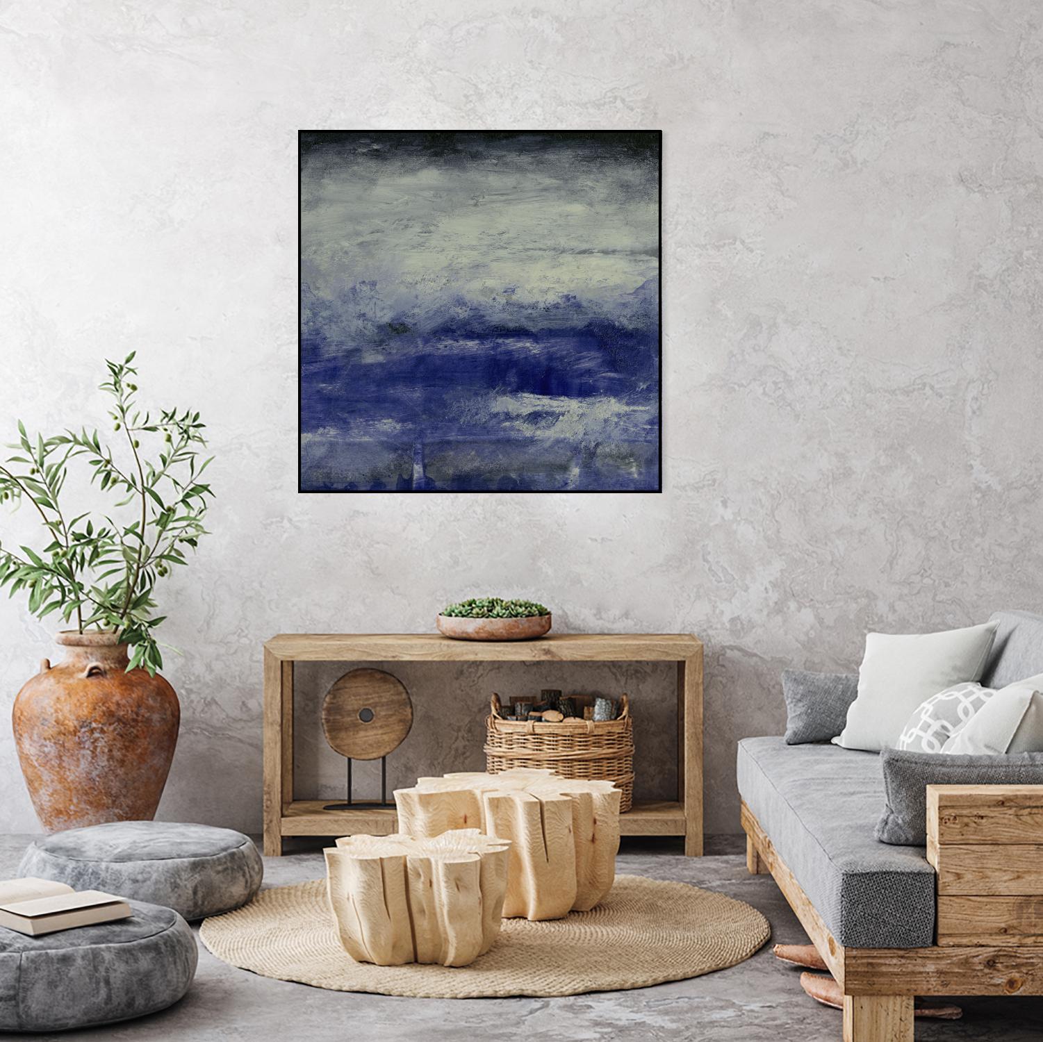 Realm III by Sharon Gordon on GIANT ART - blue abstract abstract