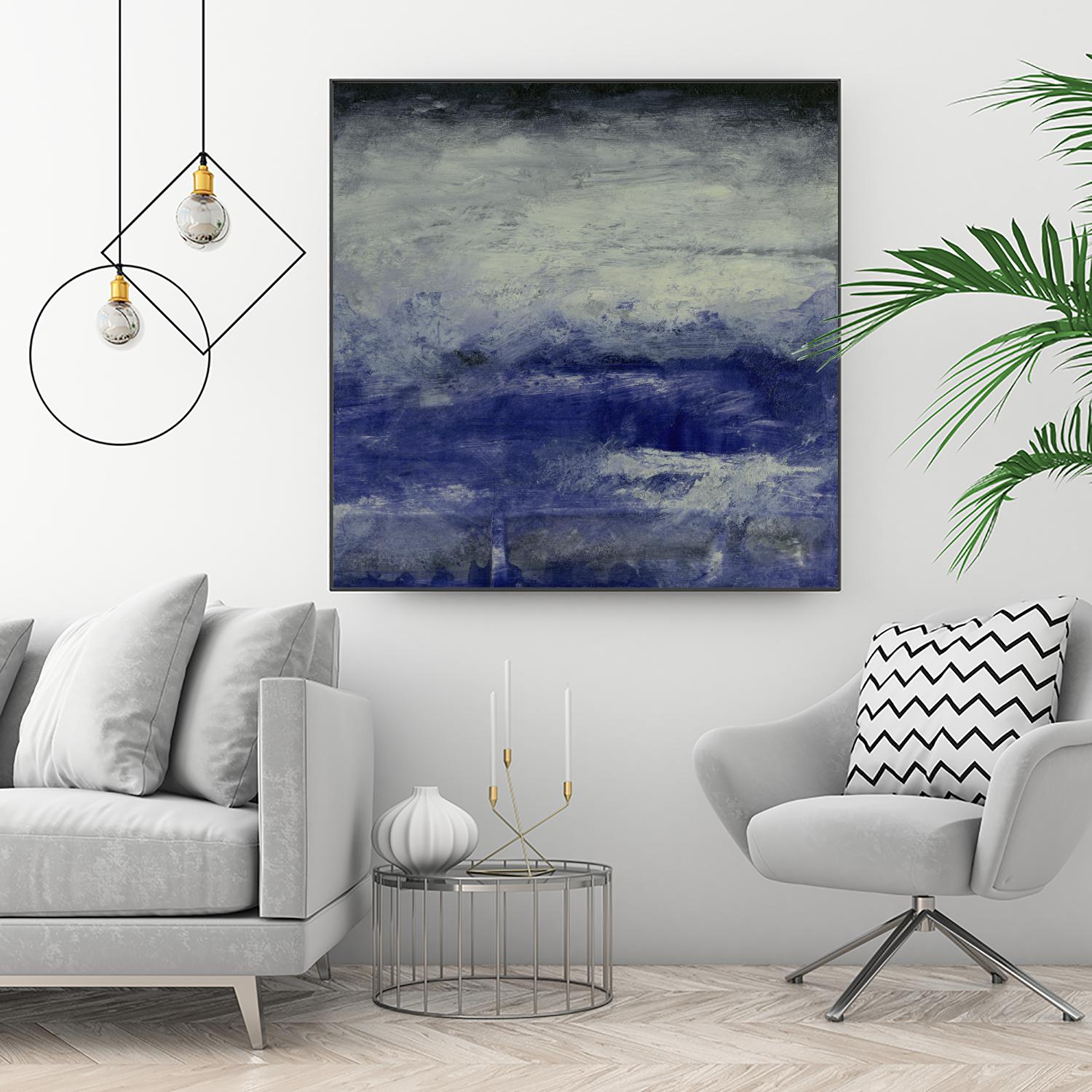Realm III by Sharon Gordon on GIANT ART - blue abstract abstract