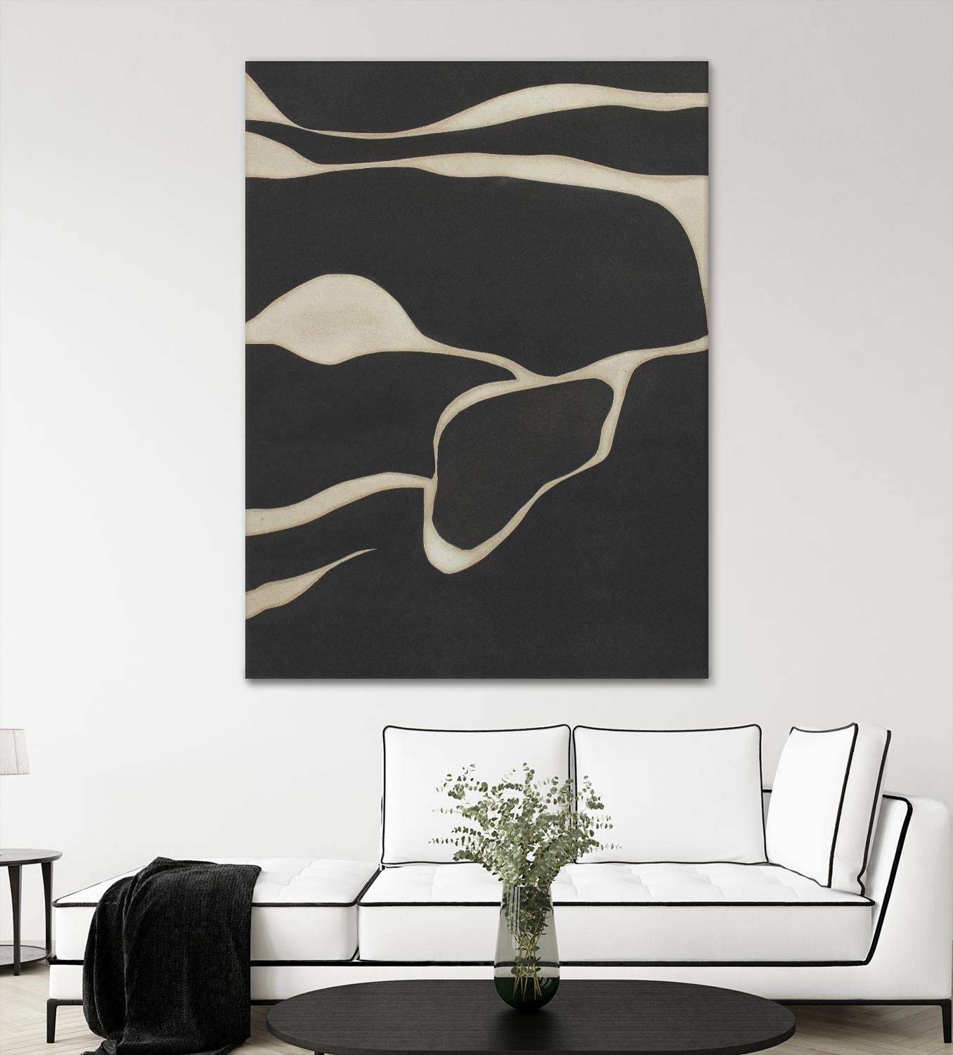 Tides in Sepia III by Rob Delamater on GIANT ART - black abstract abstract 