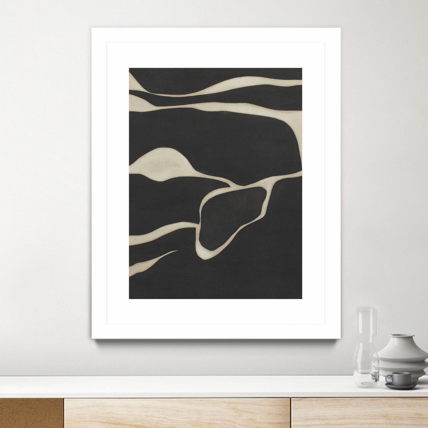 Tides in Sepia III by Rob Delamater on GIANT ART - black abstract abstract 