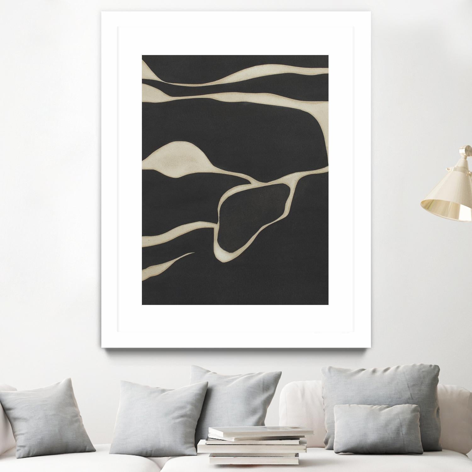 Tides in Sepia III by Rob Delamater on GIANT ART - black abstract abstract 