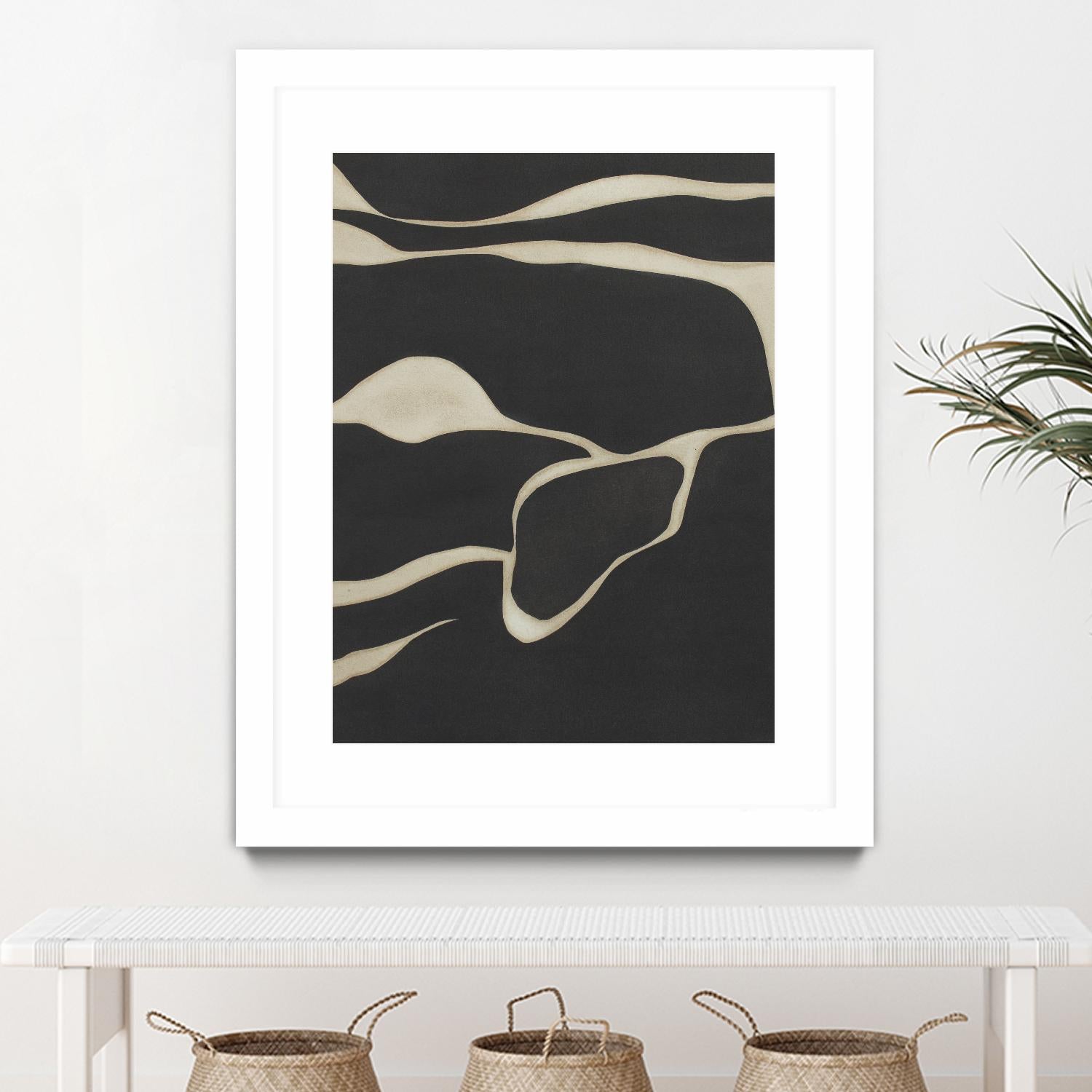 Tides in Sepia III by Rob Delamater on GIANT ART - black abstract abstract 