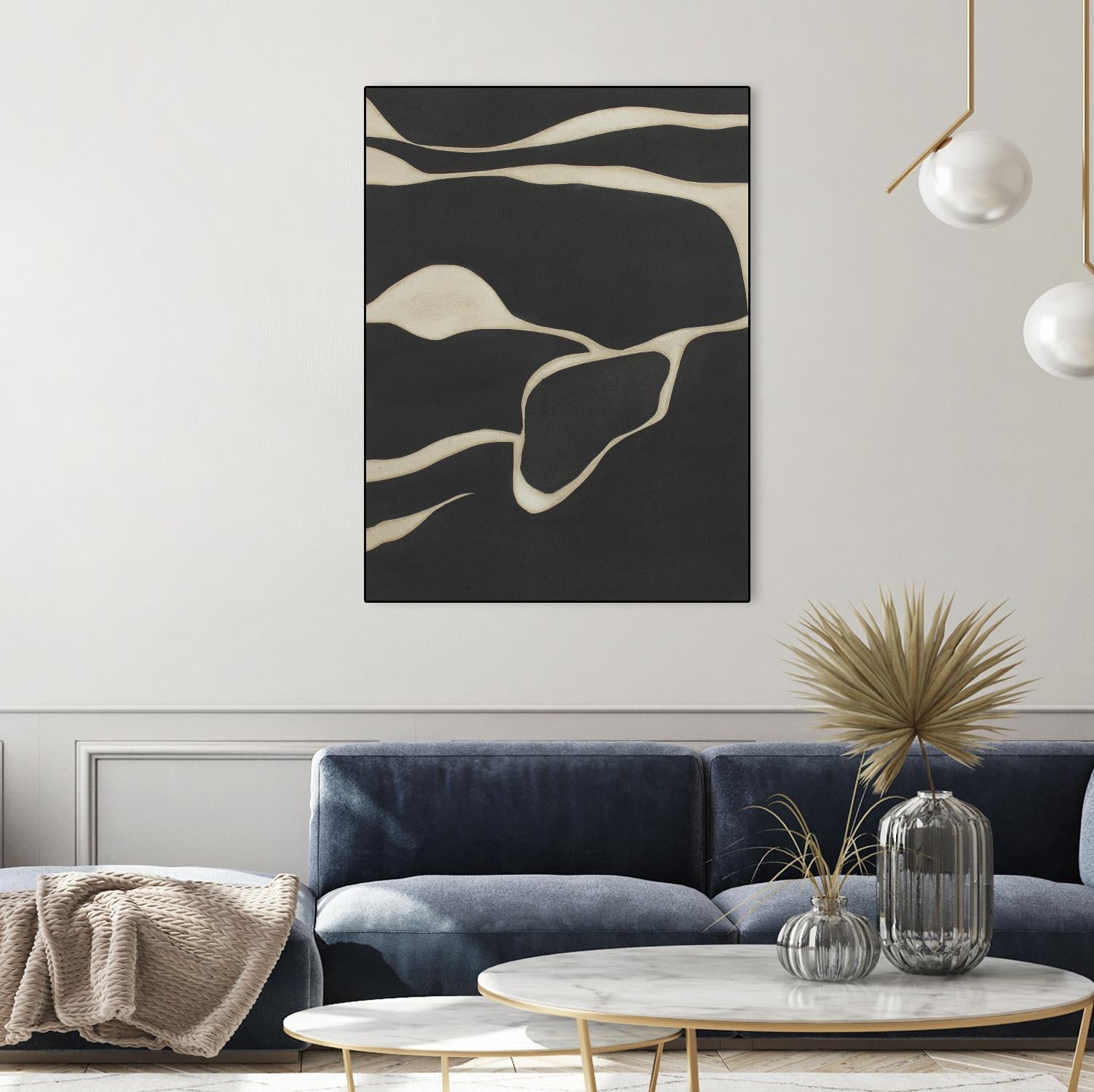 Tides in Sepia III by Rob Delamater on GIANT ART - black abstract abstract 