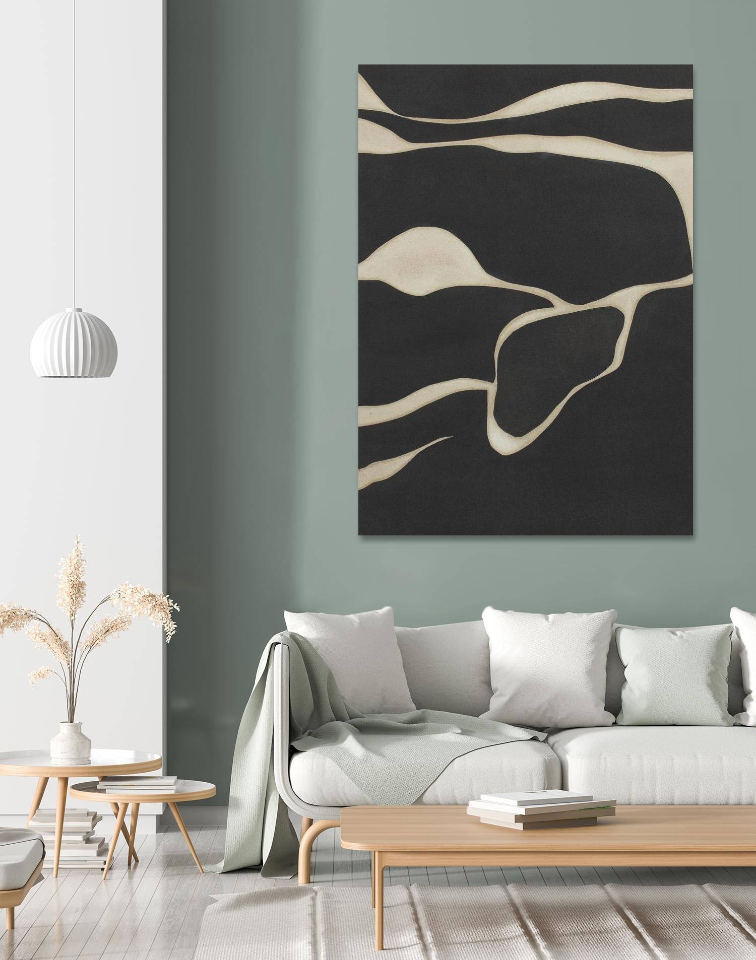 Tides in Sepia III by Rob Delamater on GIANT ART - black abstract abstract 