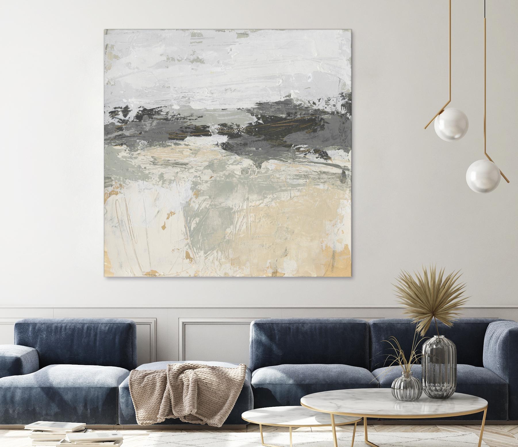 Wheatfield II by June Vess on GIANT ART - beige abstract abstract