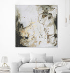 Friendship I by Joyce Combs on GIANT ART - gold abstract abstract
