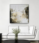 Friendship IV by Joyce Combs on GIANT ART - gold abstract abstract 