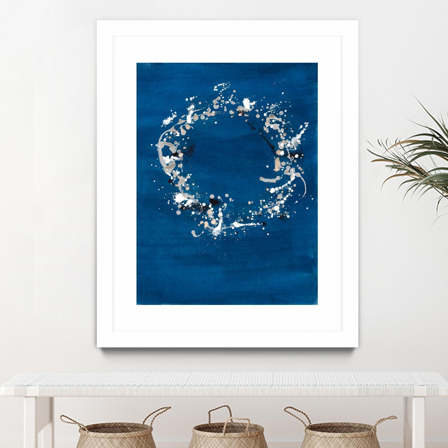 Indigo Coronet by Vanessa Binder on GIANT ART - blue abstract abstract