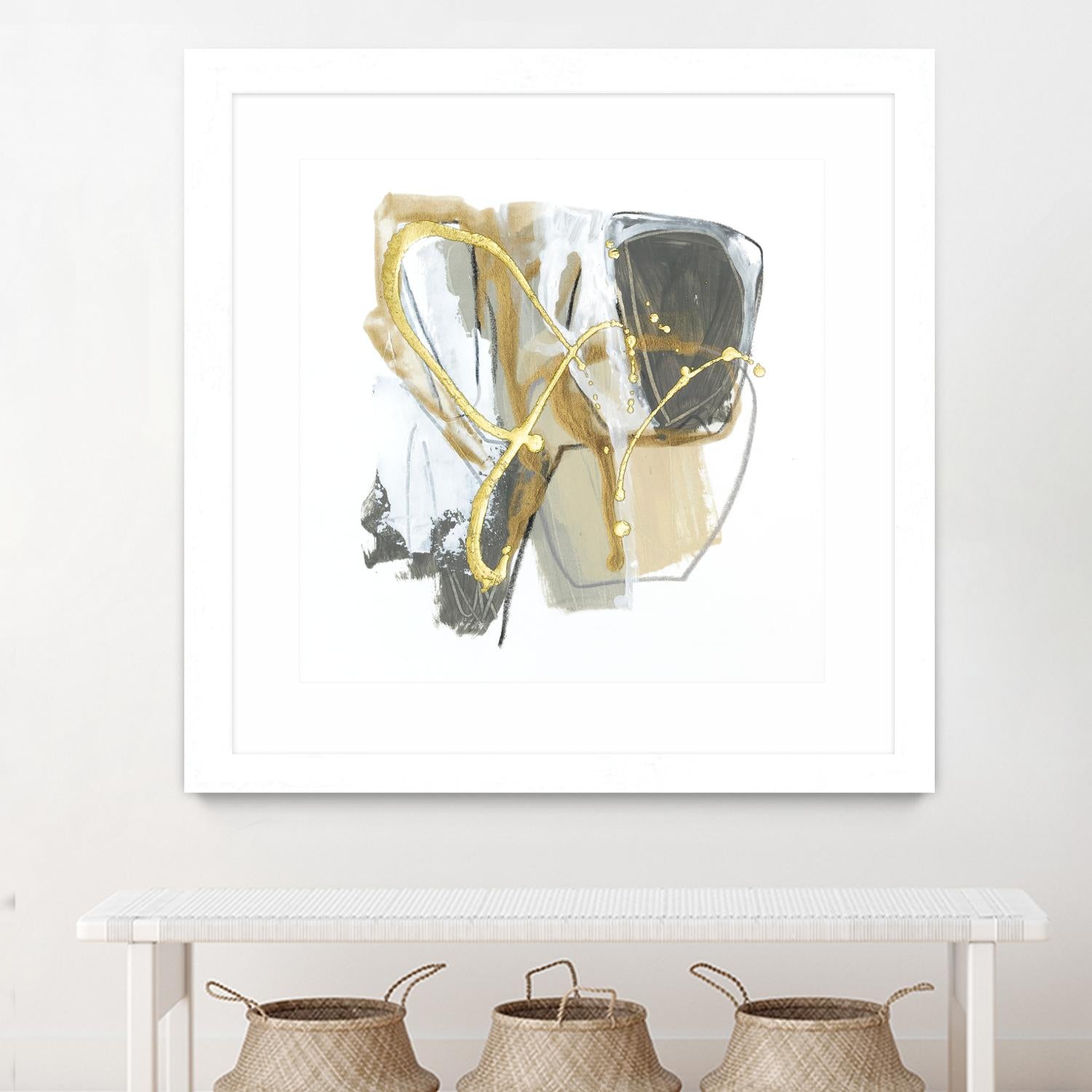 Metallurgy I by June Vess on GIANT ART - gold abstract abstract 