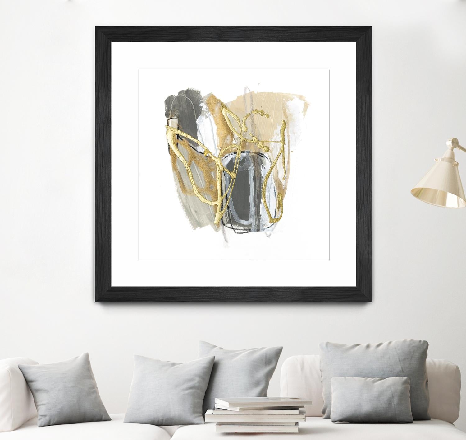 Metallurgy VI by June Vess on GIANT ART - beige abstract abstract