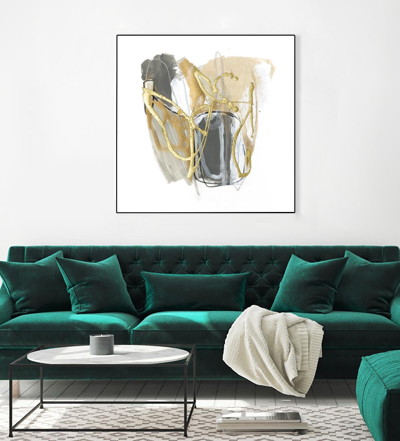 Metallurgy VI by June Vess on GIANT ART - beige abstract abstract