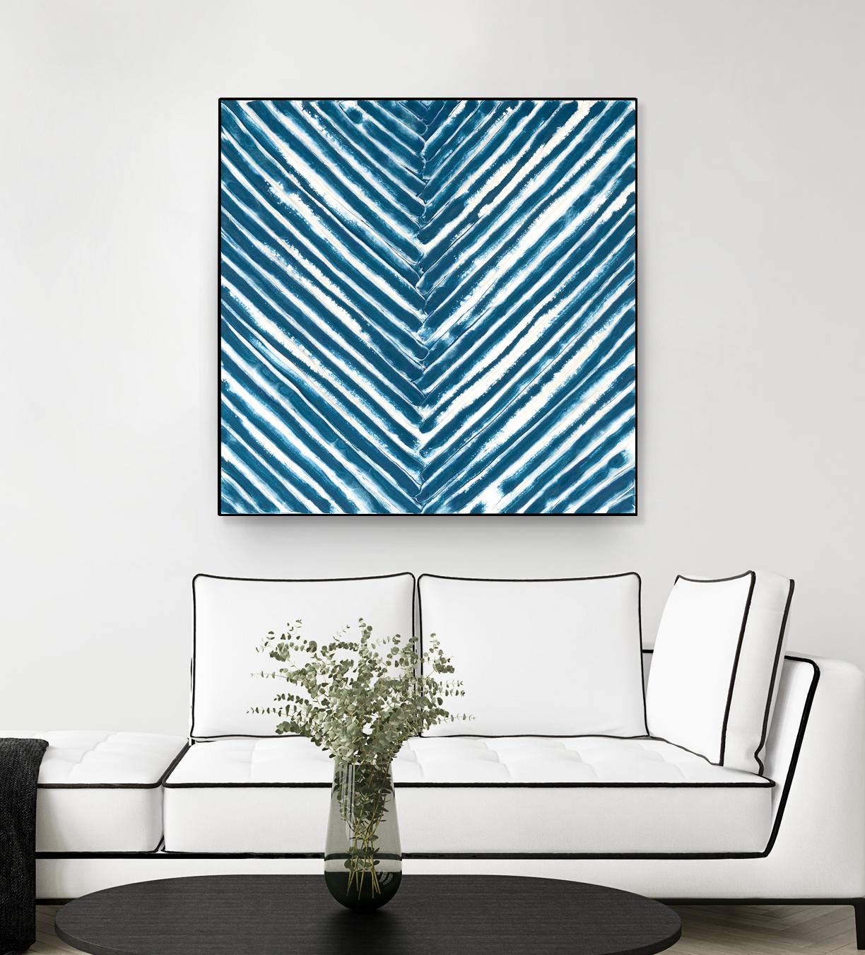 Slats III by Jenna Guthrie on GIANT ART - blue abstract abstract