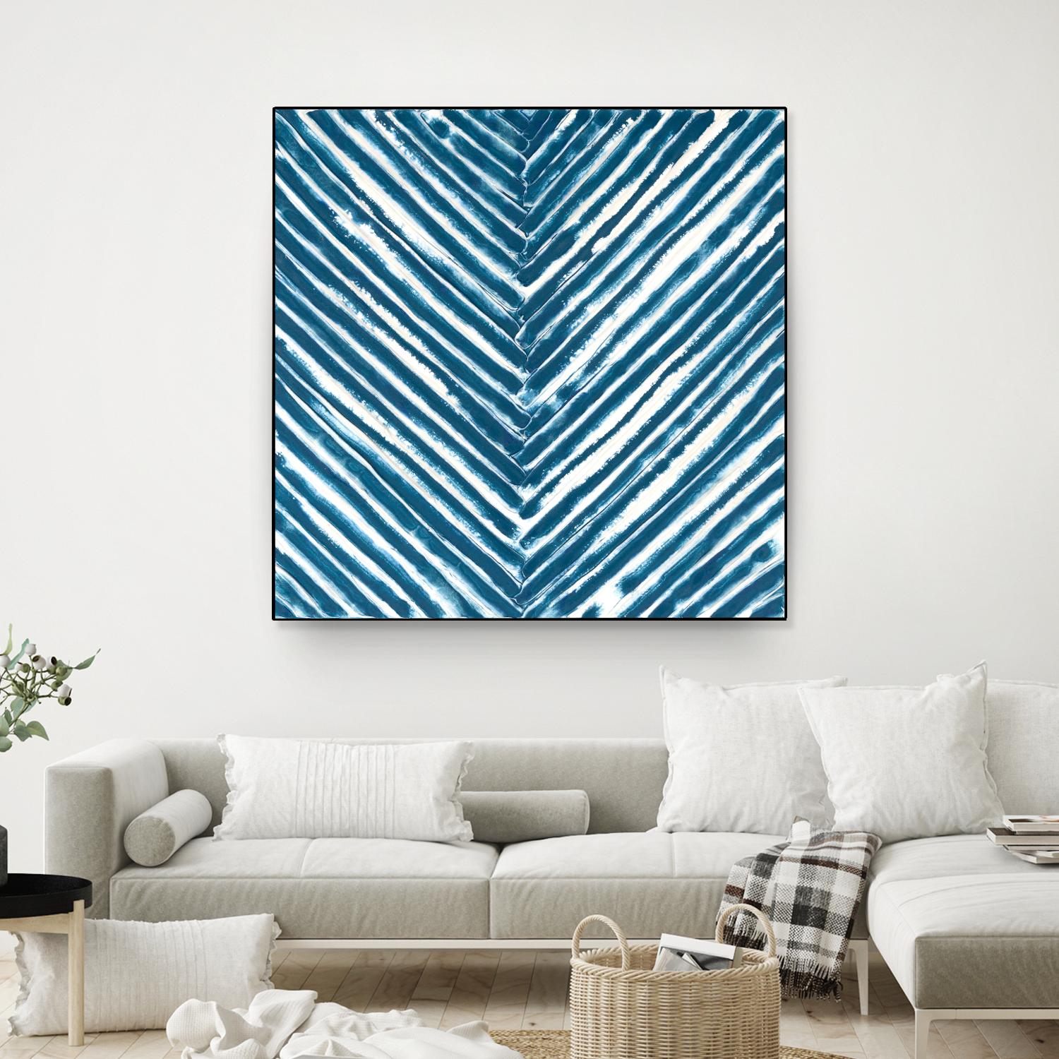 Slats III by Jenna Guthrie on GIANT ART - blue abstract abstract