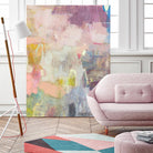 Lann I by Sue Jachimiec on GIANT ART - pink abstract abstract