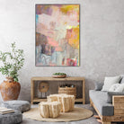 Lann II by Sue Jachimiec on GIANT ART - pink abstract abstract