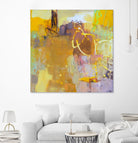 Maez I by Sue Jachimiec on GIANT ART - pink abstract abstract