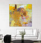 Maez I by Sue Jachimiec on GIANT ART - pink abstract abstract