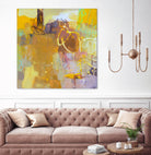 Maez I by Sue Jachimiec on GIANT ART - pink abstract abstract