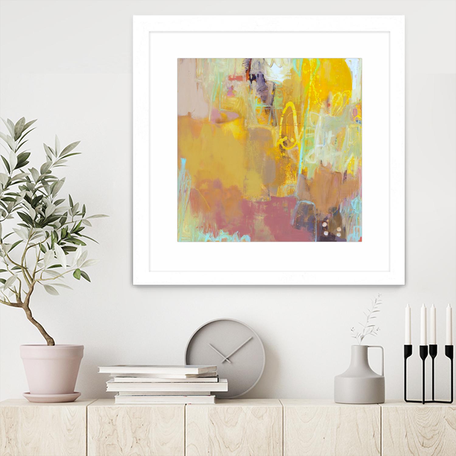 Maez II by Sue Jachimiec on GIANT ART - beige abstract abstract
