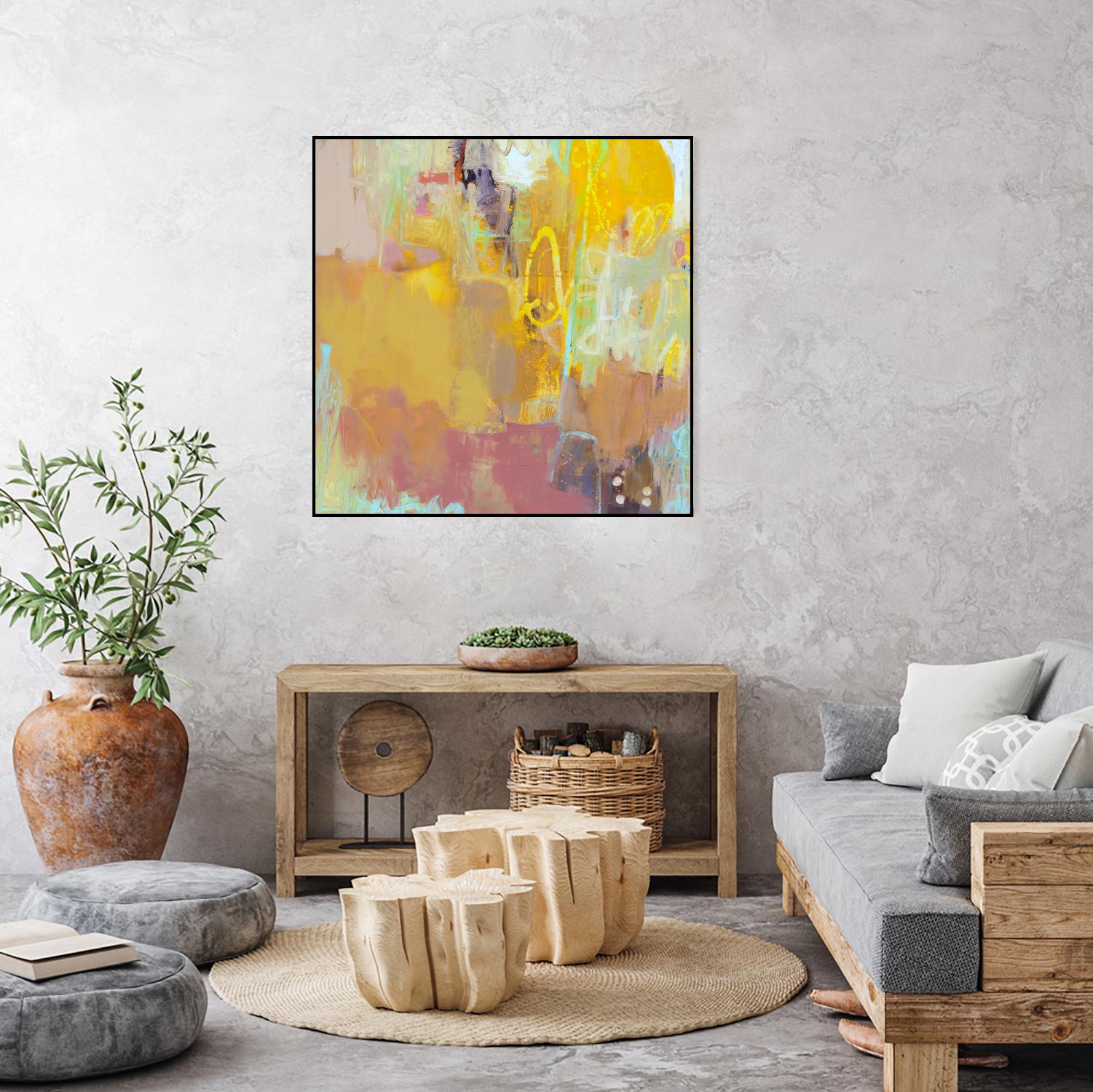 Maez II by Sue Jachimiec on GIANT ART - beige abstract abstract