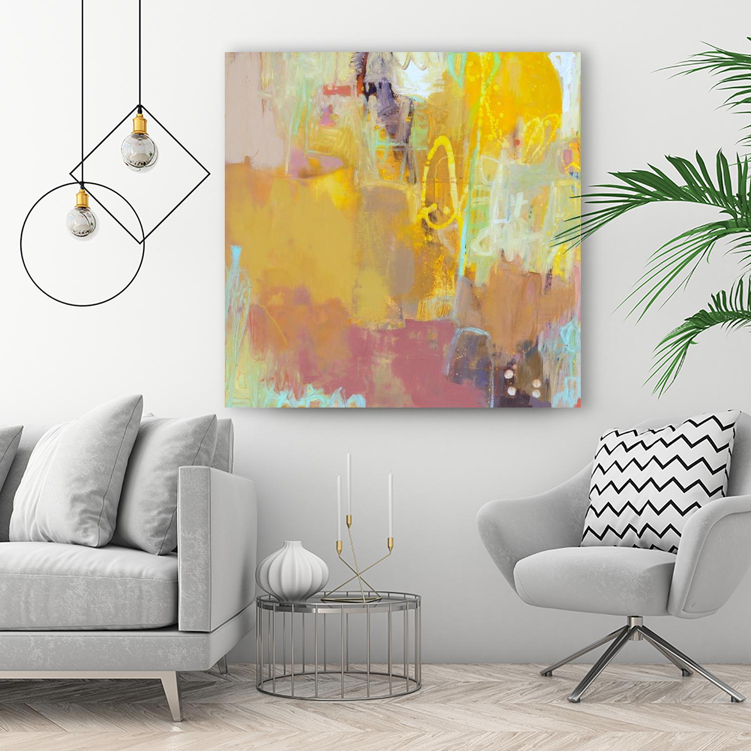 Maez II by Sue Jachimiec on GIANT ART - beige abstract abstract