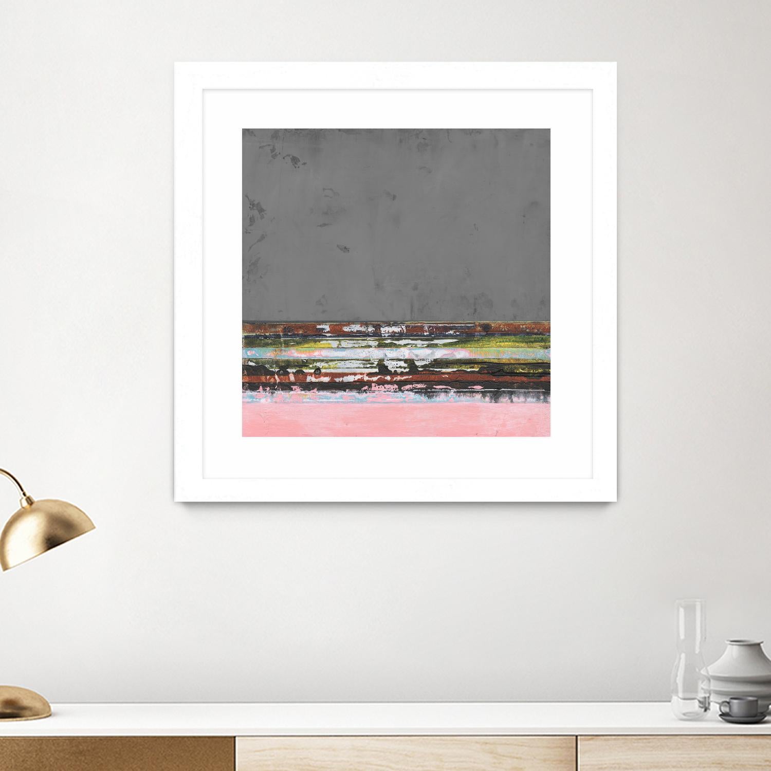 Surreal Horizons I by Jodi Fuchs on GIANT ART - red abstract abstract
