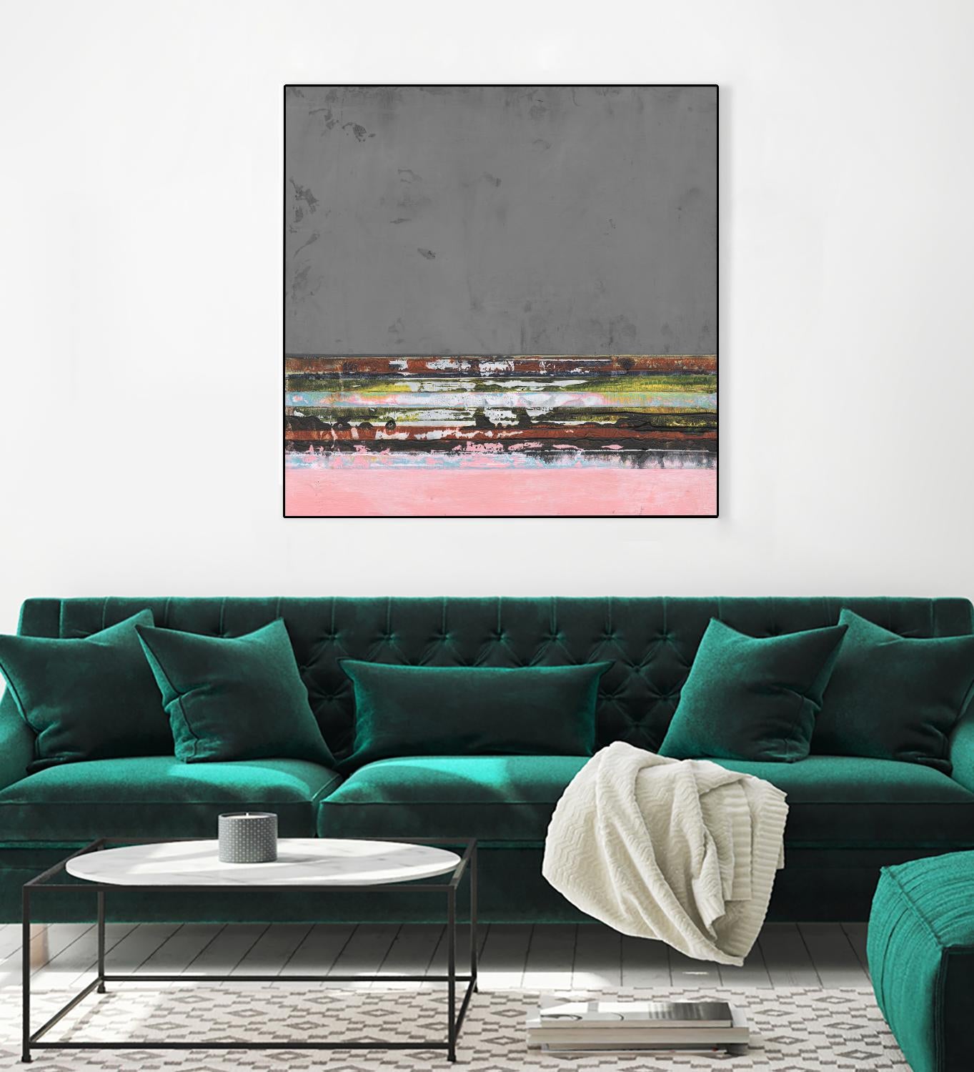 Surreal Horizons I by Jodi Fuchs on GIANT ART - red abstract abstract