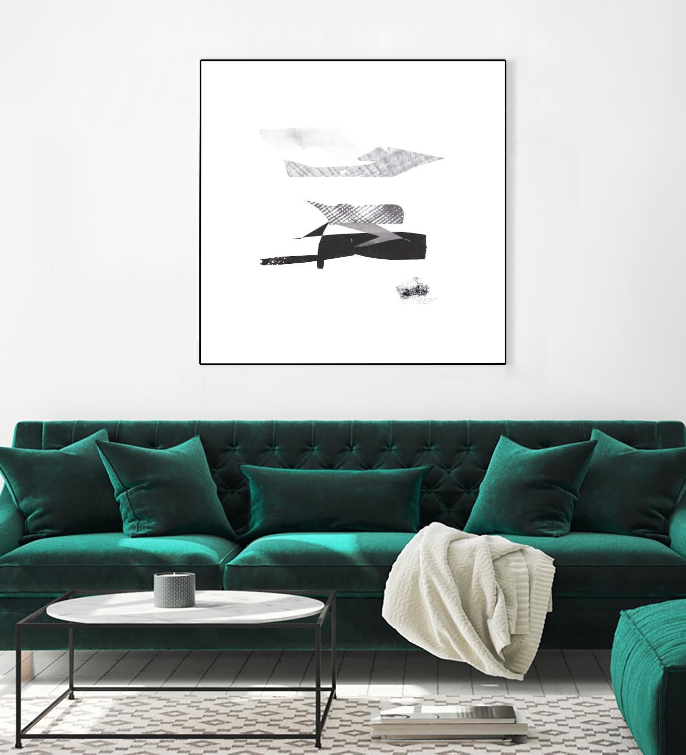 Cotton Scraps I by Melissa Wang on GIANT ART - white abstract abstract