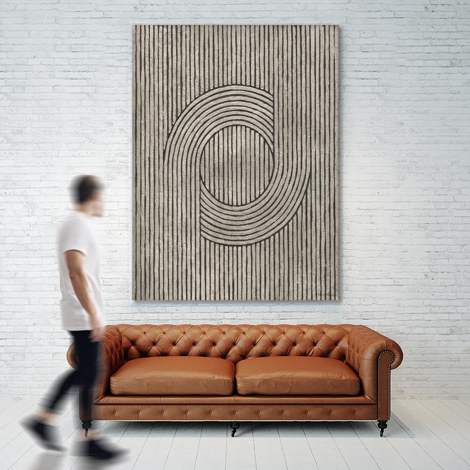 Cedar Grooves III by Vanna Lam on GIANT ART - black abstract abstract