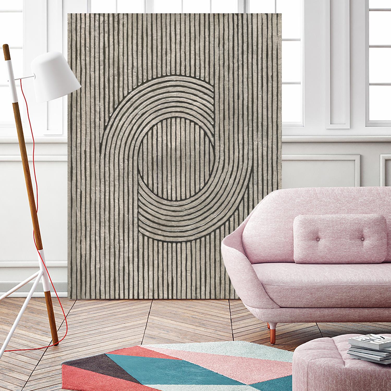 Cedar Grooves III by Vanna Lam on GIANT ART - black abstract abstract