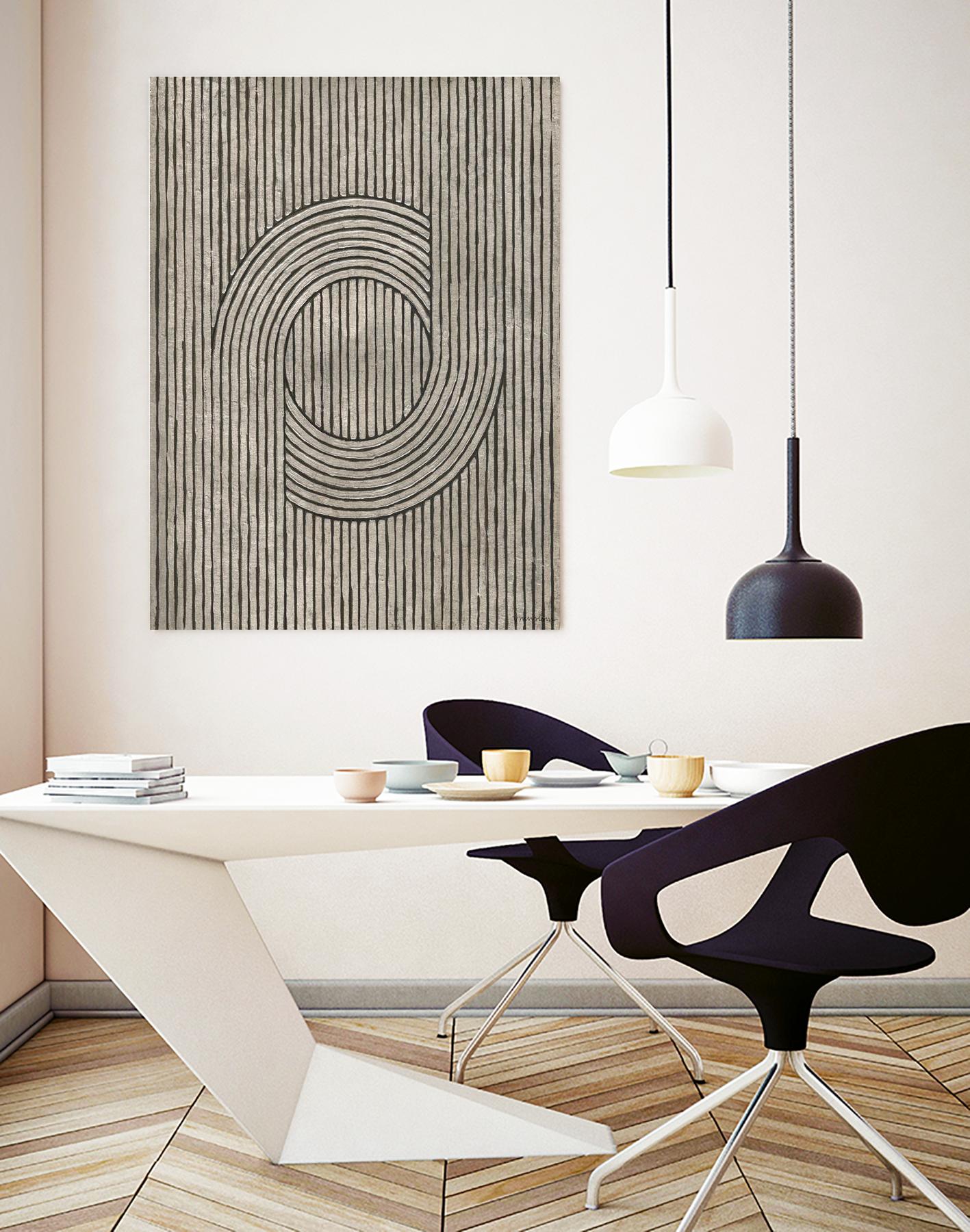 Cedar Grooves III by Vanna Lam on GIANT ART - black abstract abstract