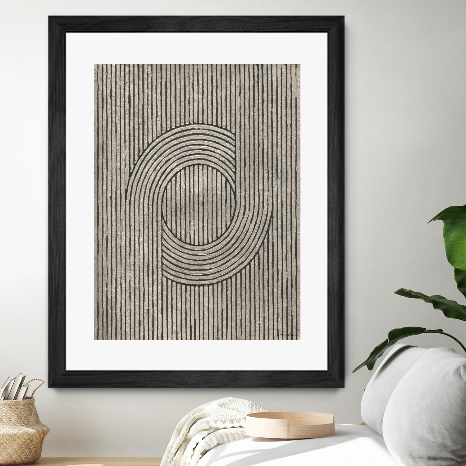Cedar Grooves III by Vanna Lam on GIANT ART - black abstract abstract