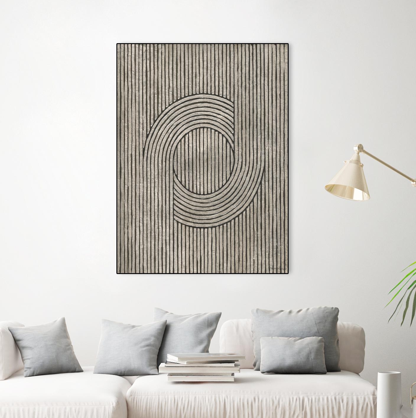 Cedar Grooves III by Vanna Lam on GIANT ART - black abstract abstract