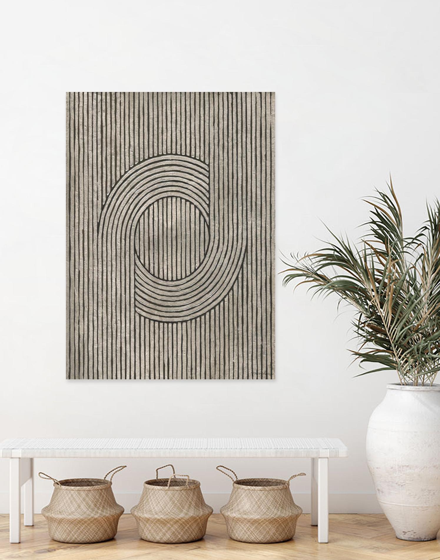Cedar Grooves III by Vanna Lam on GIANT ART - black abstract abstract