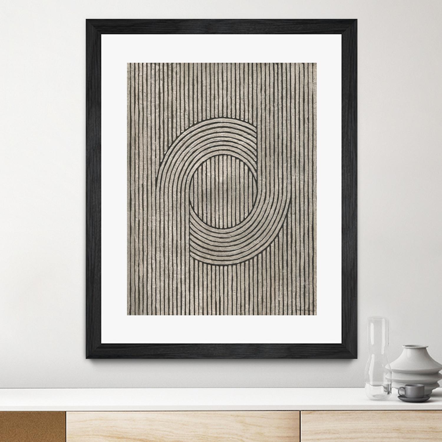Cedar Grooves III by Vanna Lam on GIANT ART - black abstract abstract