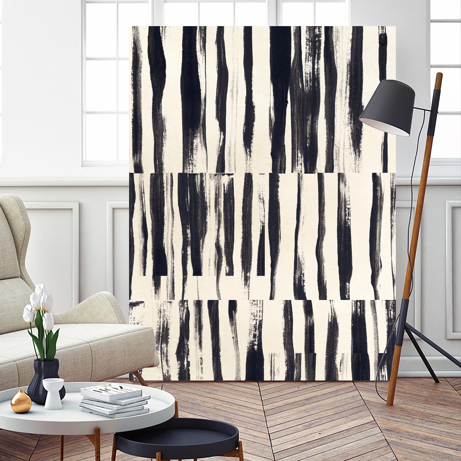 Minor Key II by June Vess on GIANT ART - beige  abstract abstract 