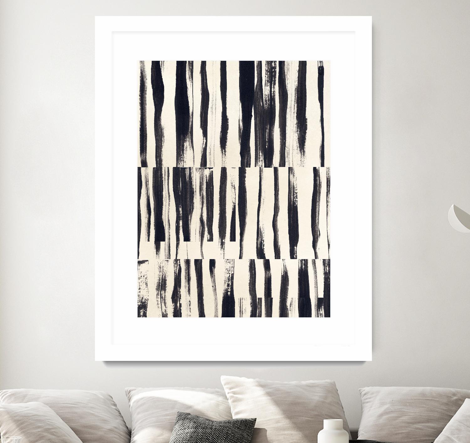 Minor Key II by June Vess on GIANT ART - beige  abstract abstract 