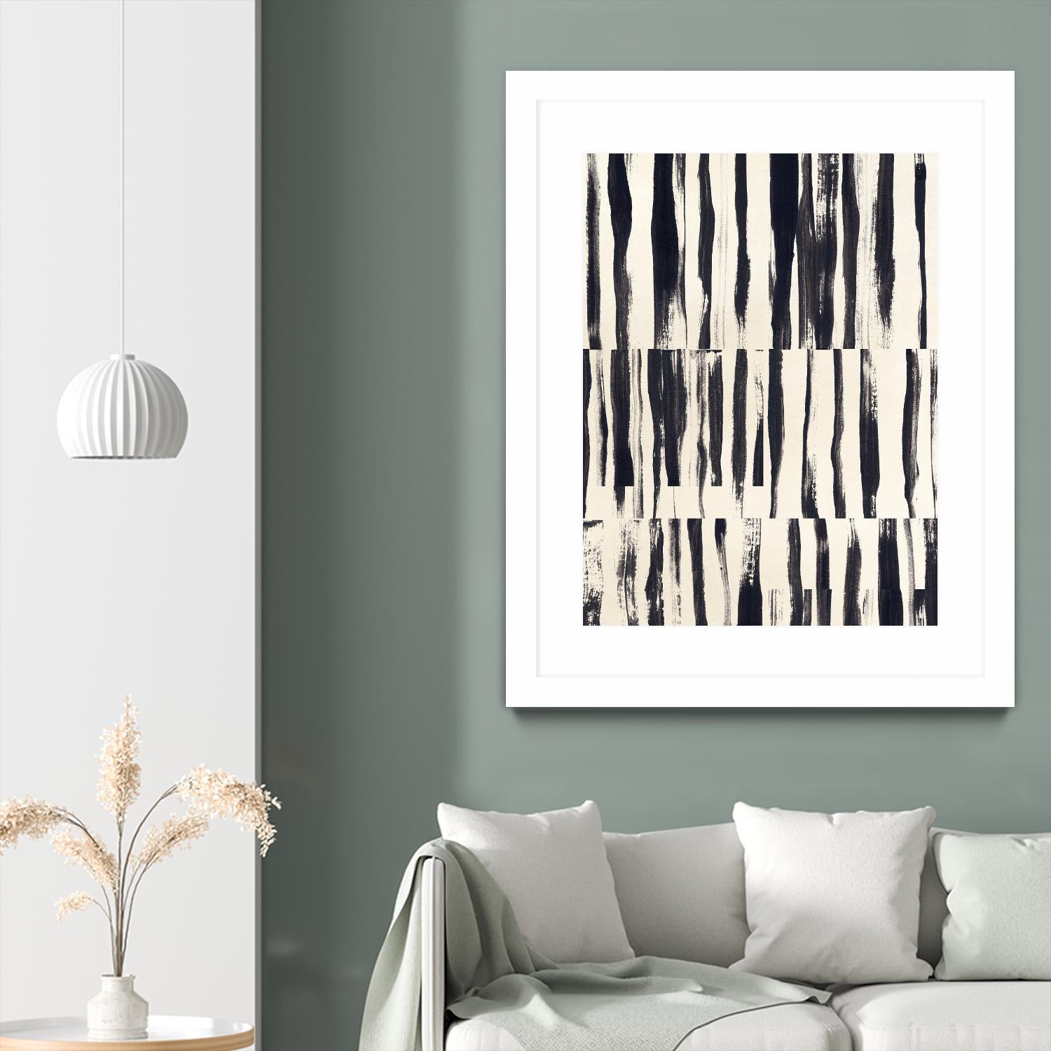 Minor Key II by June Vess on GIANT ART - beige  abstract abstract 