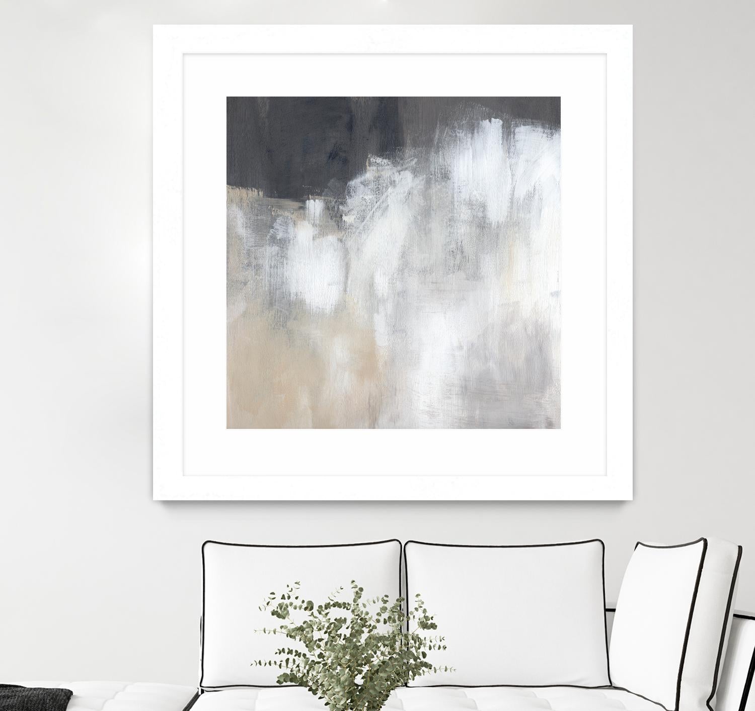 Neutral Abstract II by Jennifer Parker on GIANT ART - beige abstract abstract 