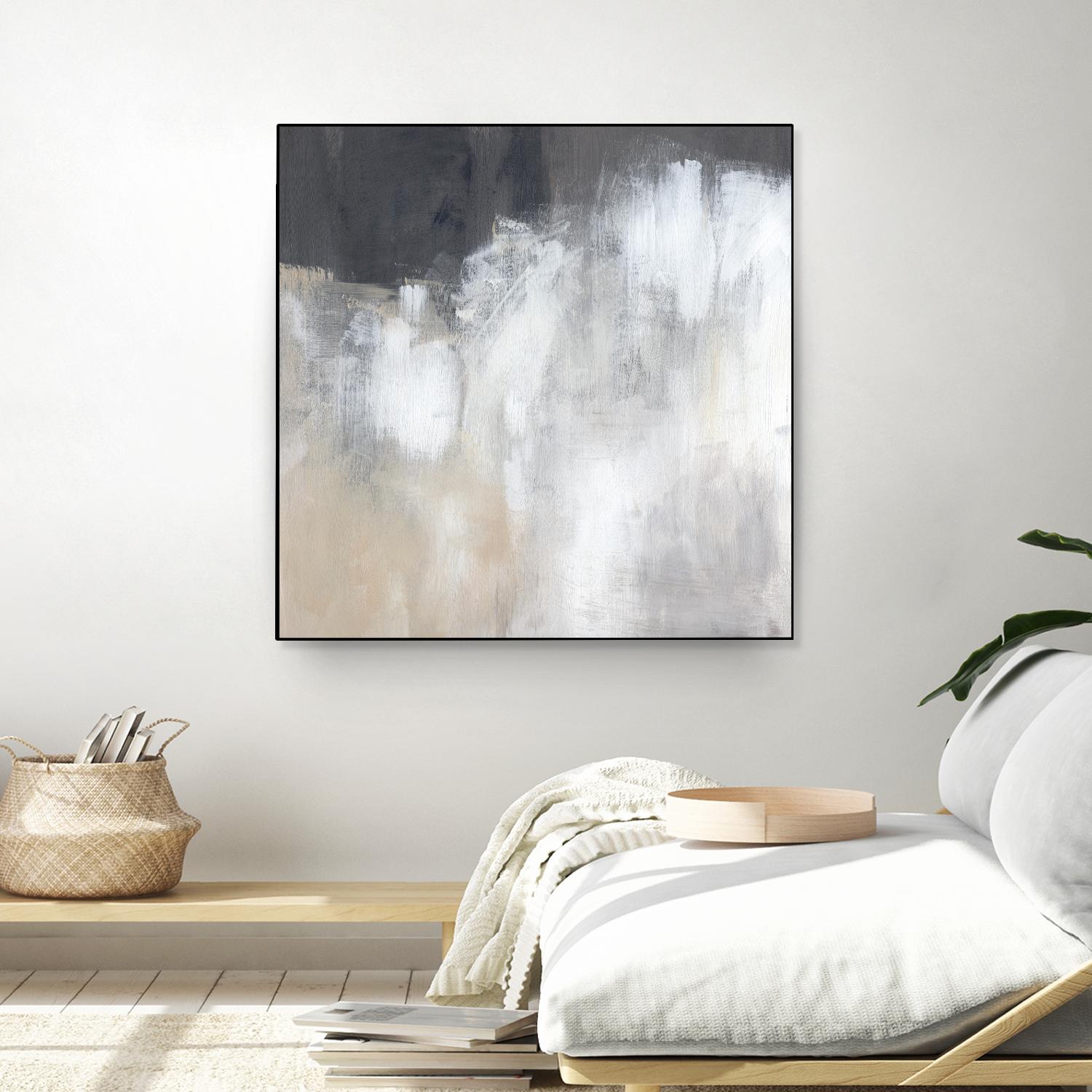 Neutral Abstract II by Jennifer Parker on GIANT ART - beige abstract abstract 