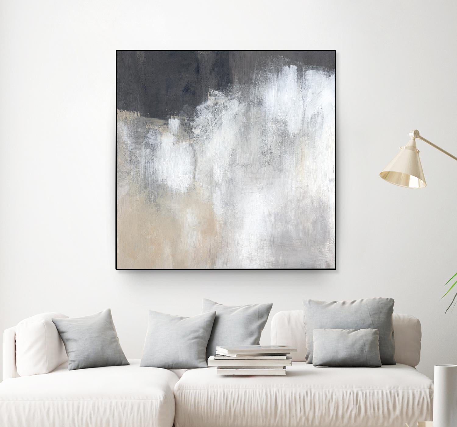 Neutral Abstract II by Jennifer Parker on GIANT ART - beige abstract abstract 