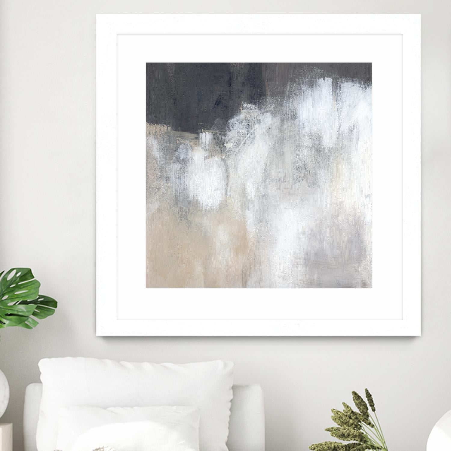 Neutral Abstract II by Jennifer Parker on GIANT ART - beige abstract abstract 