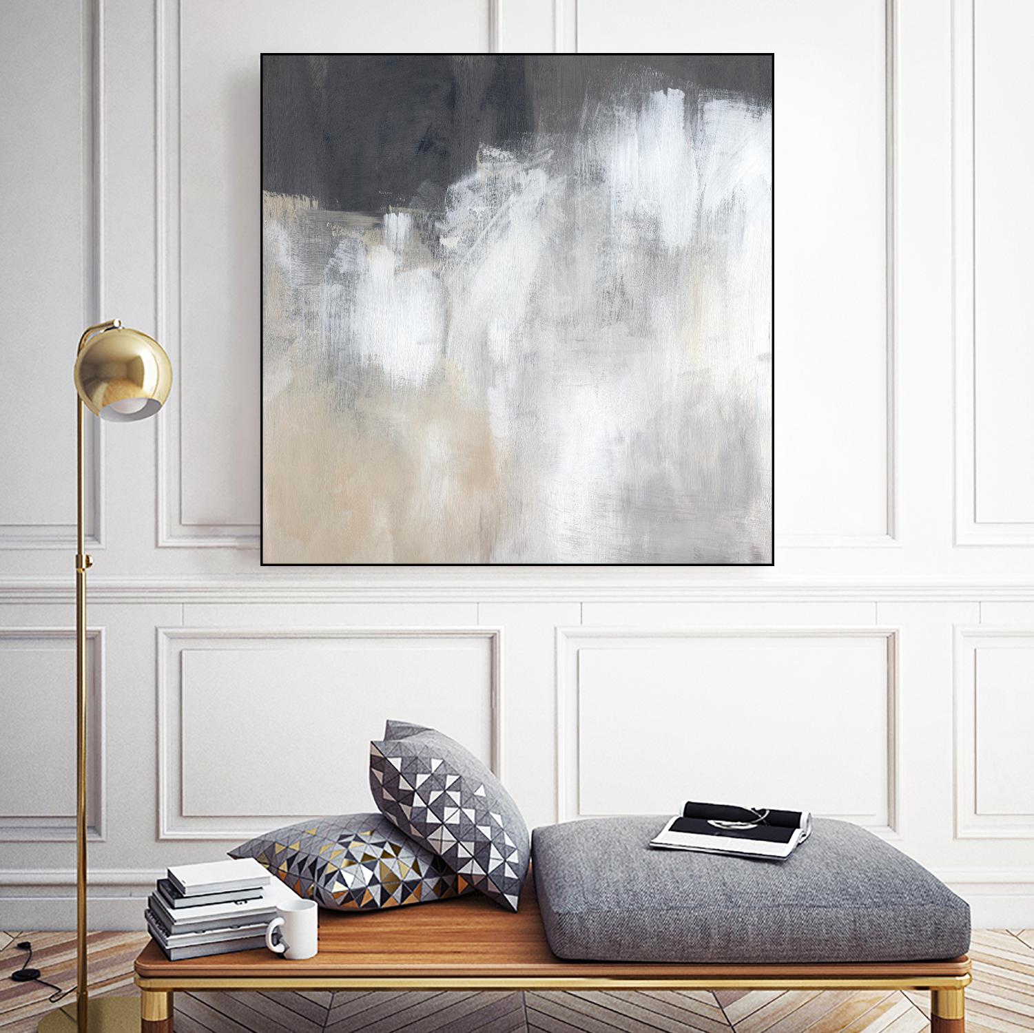 Neutral Abstract II by Jennifer Parker on GIANT ART - beige abstract abstract 