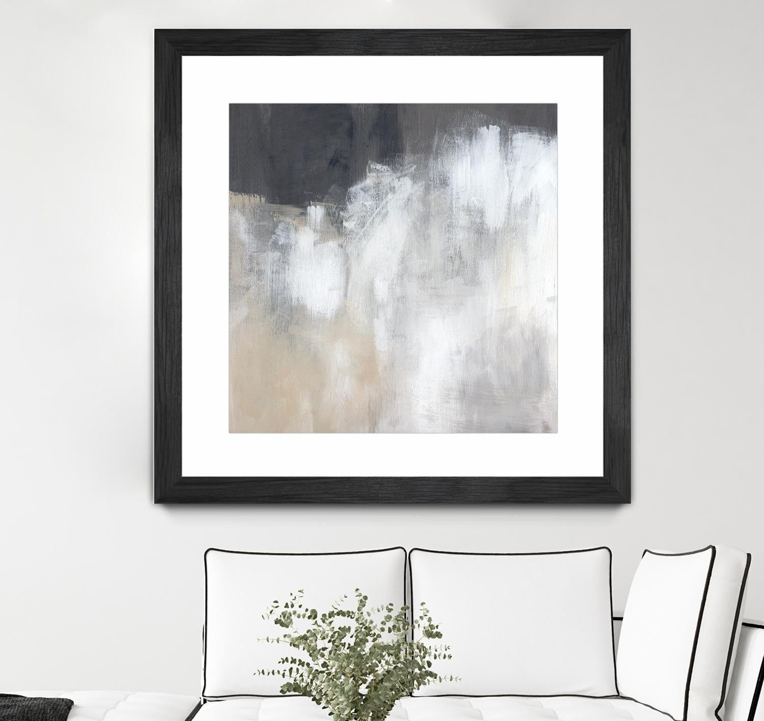Neutral Abstract II by Jennifer Parker on GIANT ART - beige abstract abstract 