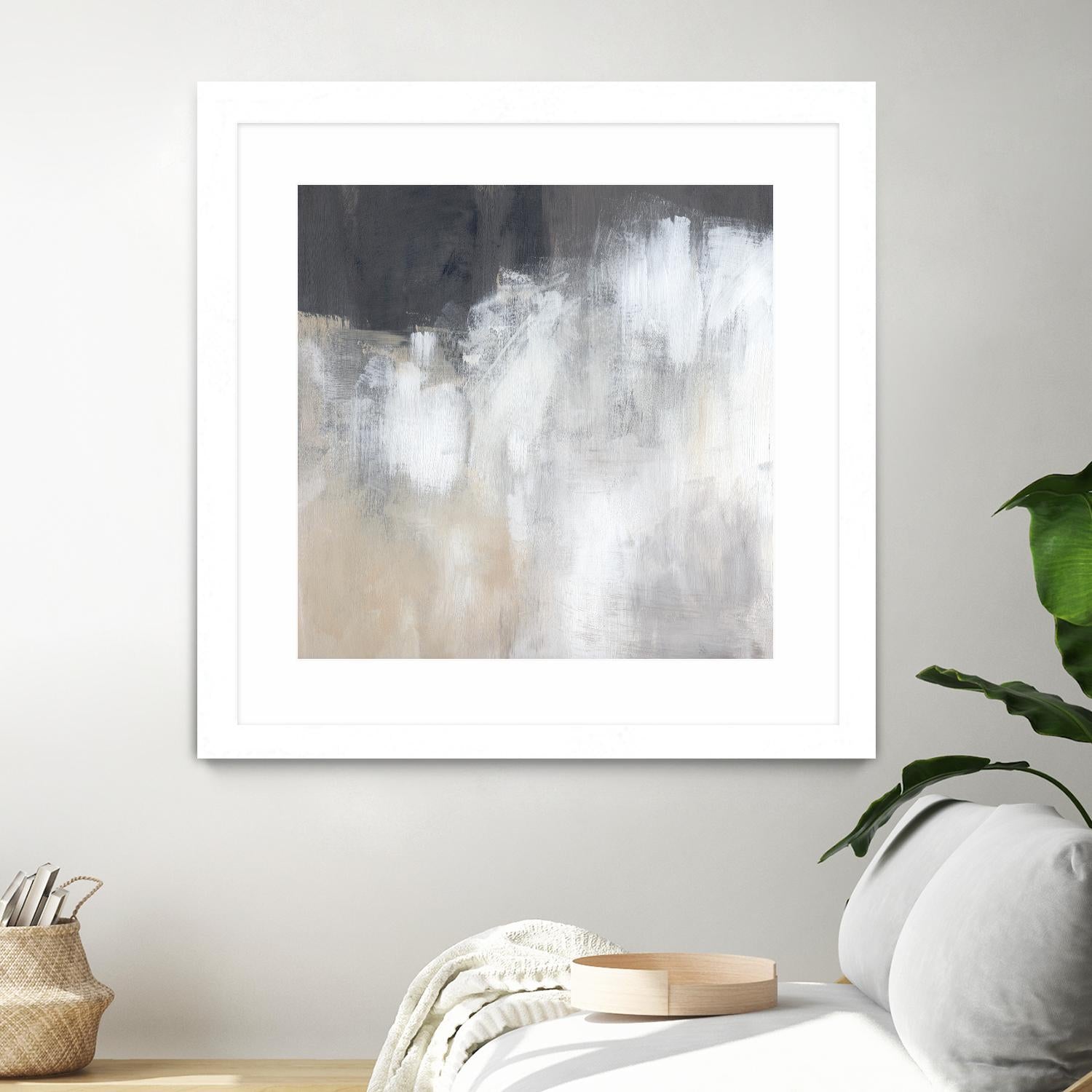 Neutral Abstract II by Jennifer Parker on GIANT ART - beige abstract abstract 