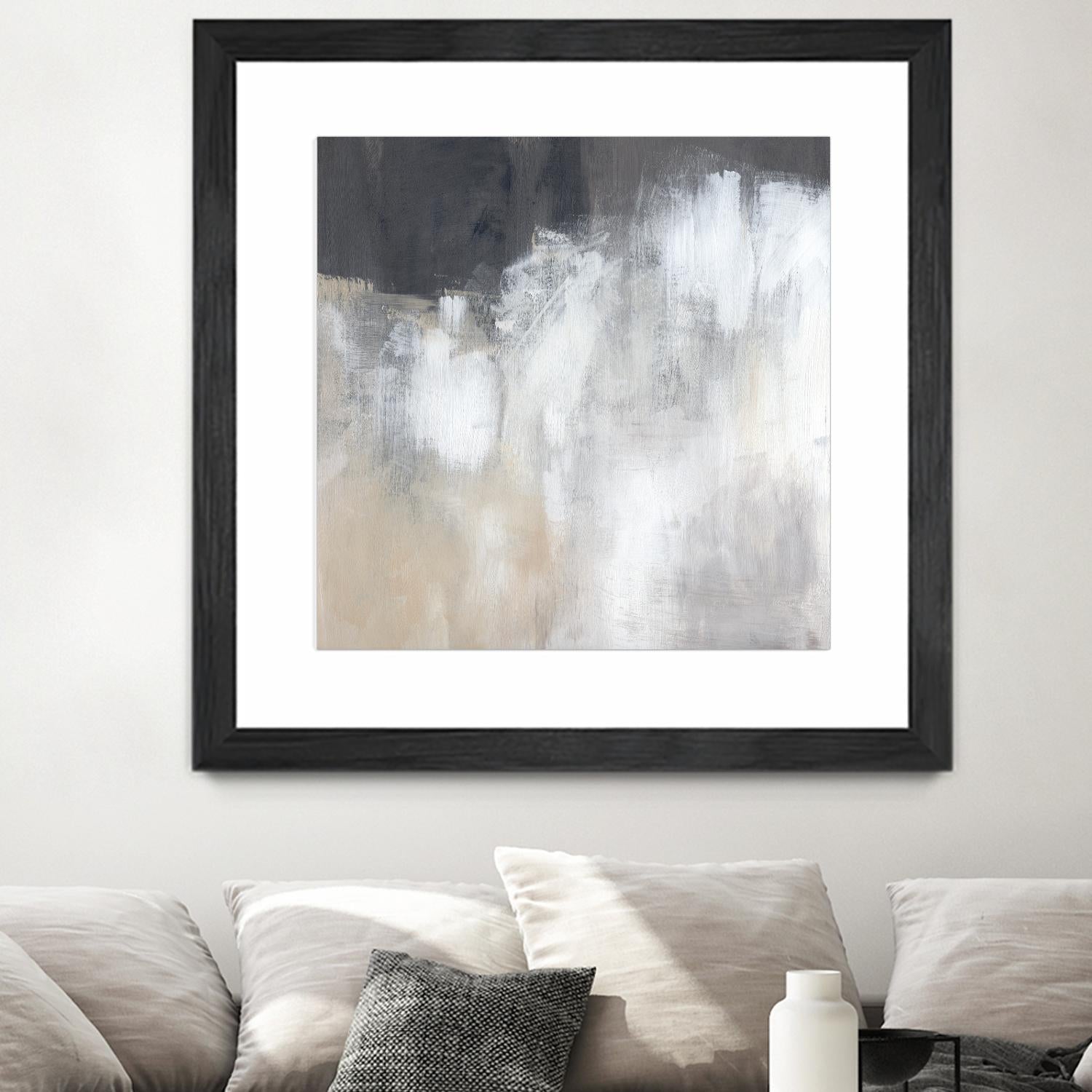 Neutral Abstract II by Jennifer Parker on GIANT ART - beige abstract abstract 