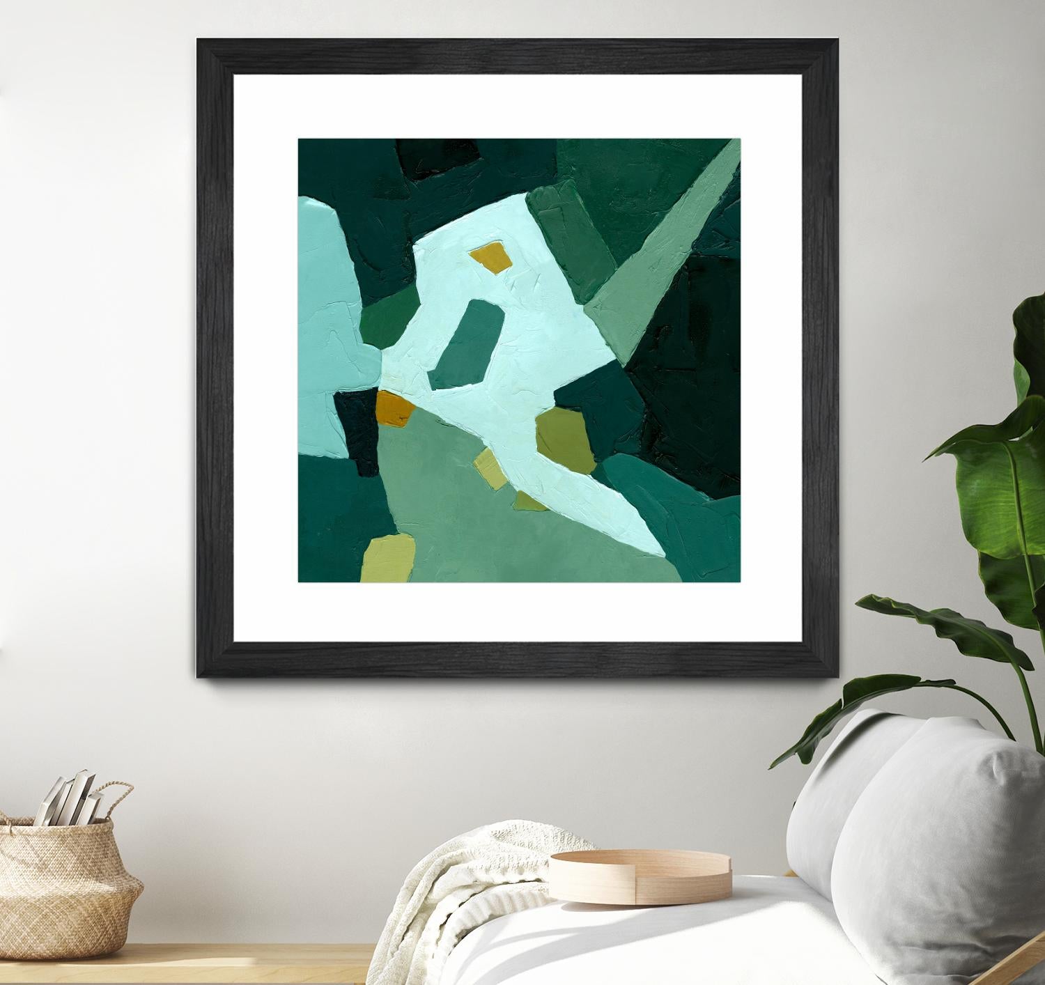 Palette Abstract I by Emma Caroline on GIANT ART - green abstract abstract