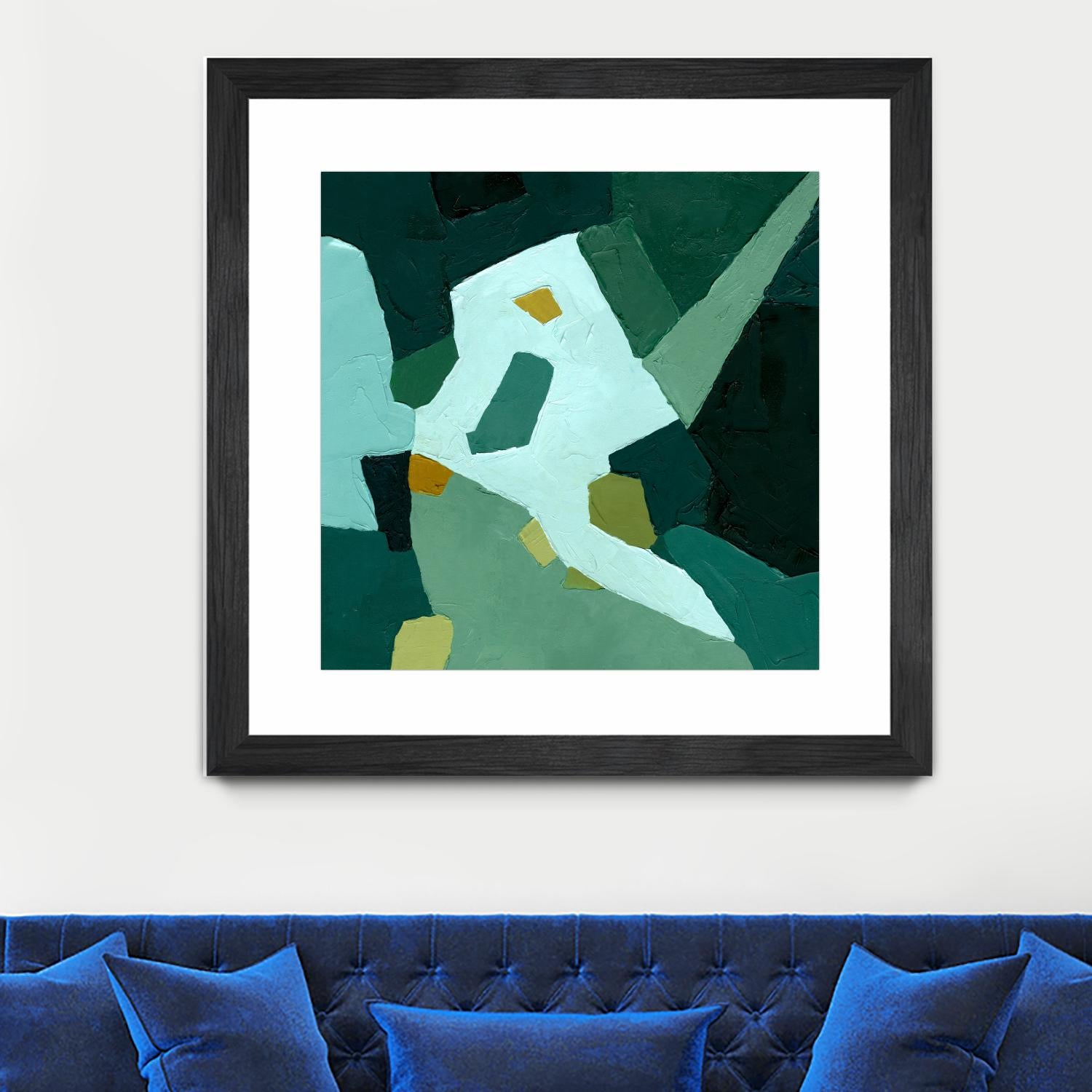 Palette Abstract I by Emma Caroline on GIANT ART - green abstract abstract