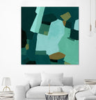 Palette Abstract II by Emma Caroline on GIANT ART - green abstract abstract