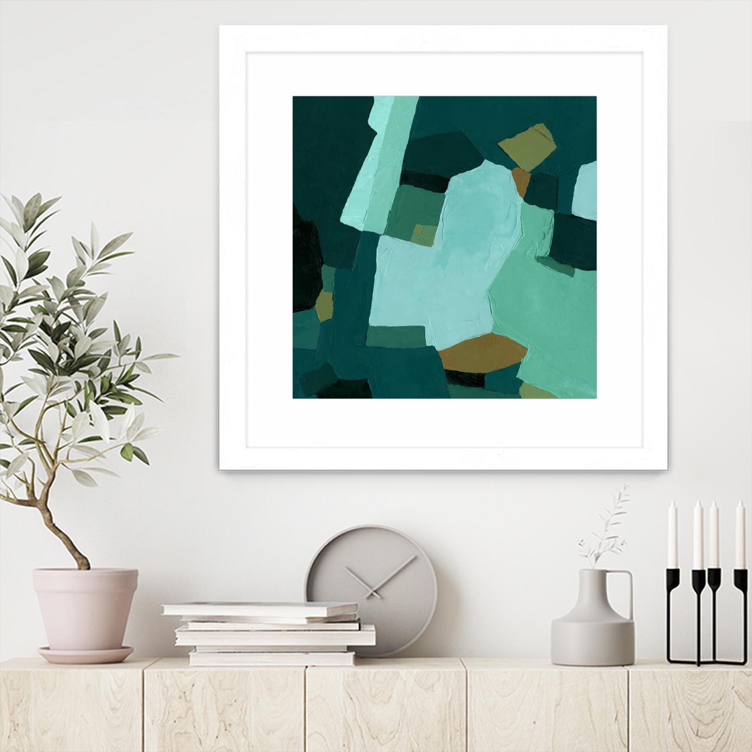 Palette Abstract II by Emma Caroline on GIANT ART - green abstract abstract